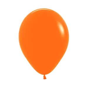 GLOBO LATEX REDONDO FASHION NARANJA