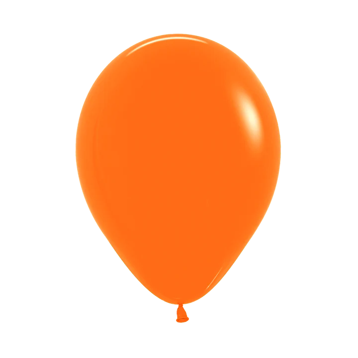GLOBO LATEX REDONDO FASHION NARANJA