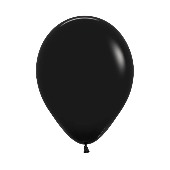GLOBO LATEX REDONDO FASHION NEGRO