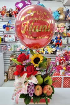 Ancheta Floral Cumpleaños