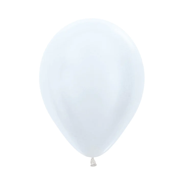 GLOBO LATEX REDONDO FASHION BLANCO