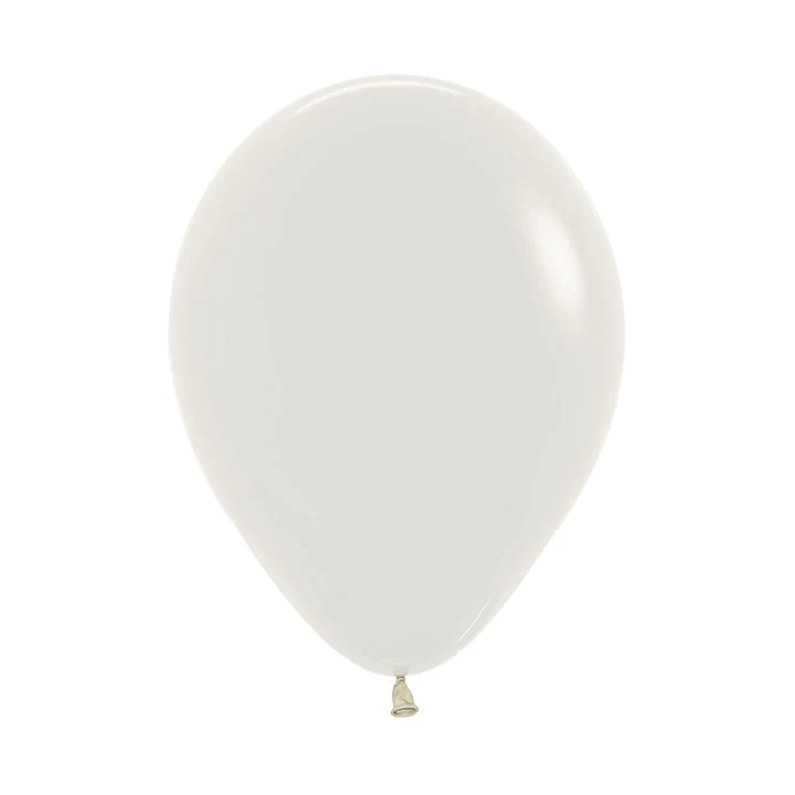 GLOBO LATEX REDONDO PASTEL DUSK CREMA