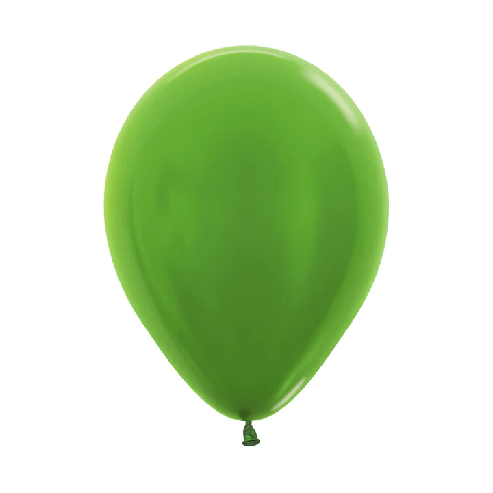 GLOBO LATEX REDONDO METAL VERDE LIMA